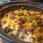 Crockpot Million Dollar Cheesy Chicken Casserole