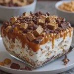 Snickers Caramel Fluff Dessert