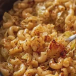 Slow Cooker Poor Man Cabbage and Macaroni