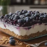 Sugar Free Easy Creamy No Bake Blueberry Delight