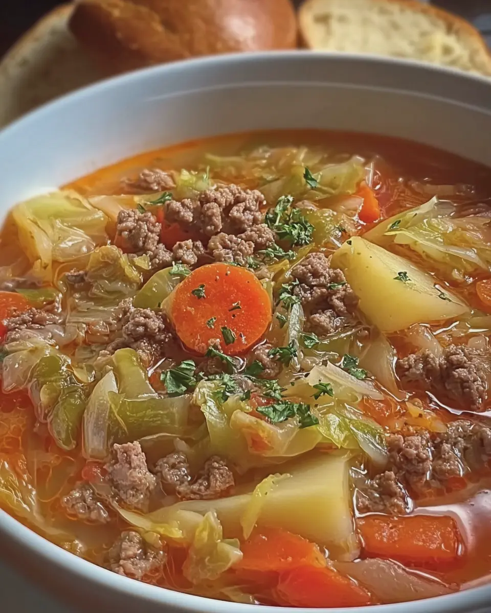 Cabbage Soup with Ground Beef: A Comforting, Easy Recipe