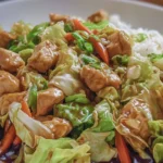 Easy Cabbage and Chicken Stir Fry