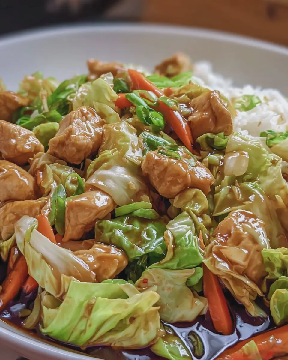 Easy Cabbage and Chicken Stir Fry: A Healthy Family Favorite