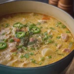 Cheesy Jalapeno Chicken Soup