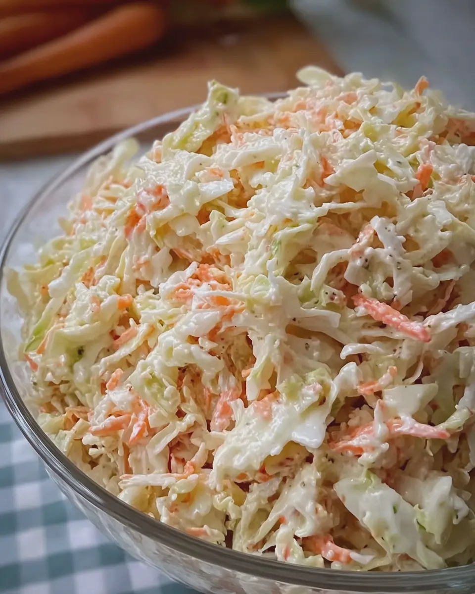 Dolly’s Creamy Coleslaw: The Best Twist with Turkey Bacon