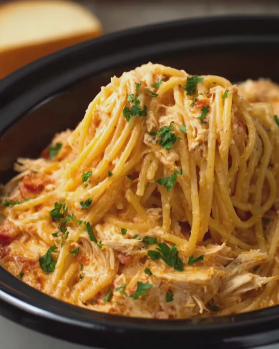 Crockpot Chicken Spaghetti: A Cozy, Easy Family Favorite