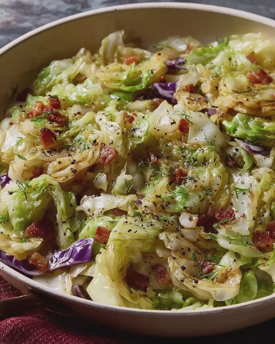 Skillet Cabbage with Turkey Bacon Grease: A Simple, Comforting Dish