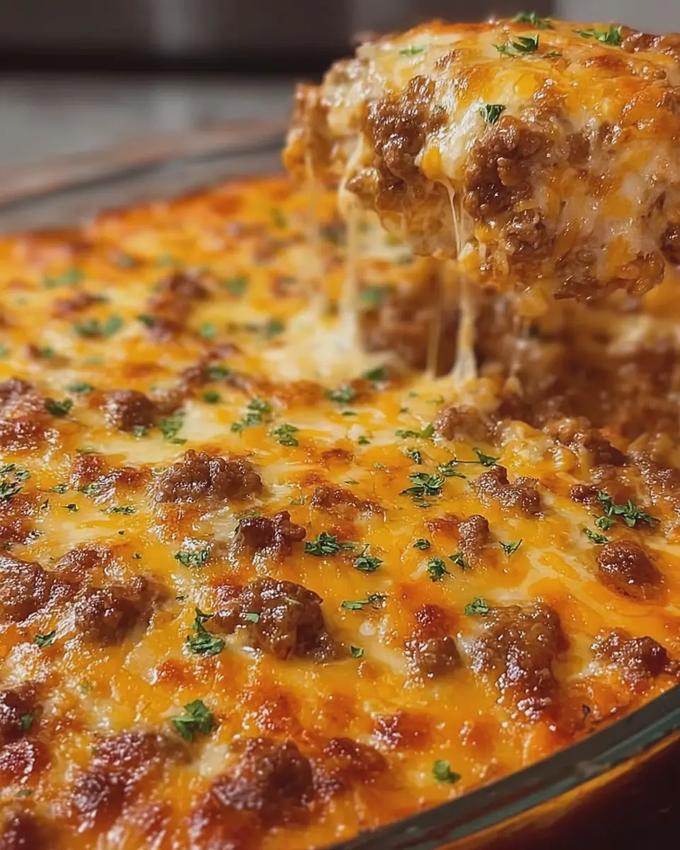 Million Dollar Cheesy Beef Casserole: Easy Comfort Food Delight