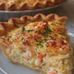 Shrimp Crab and Cheese Seafood Pie