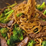 Beef and Broccoli Lo Mein