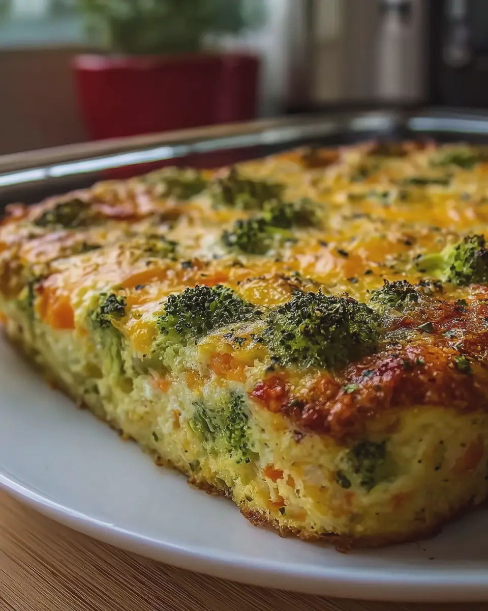 Cheesy broccoli and veggie egg bake: An easy, healthy delight