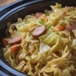 Crockpot Cabbage and Noodles