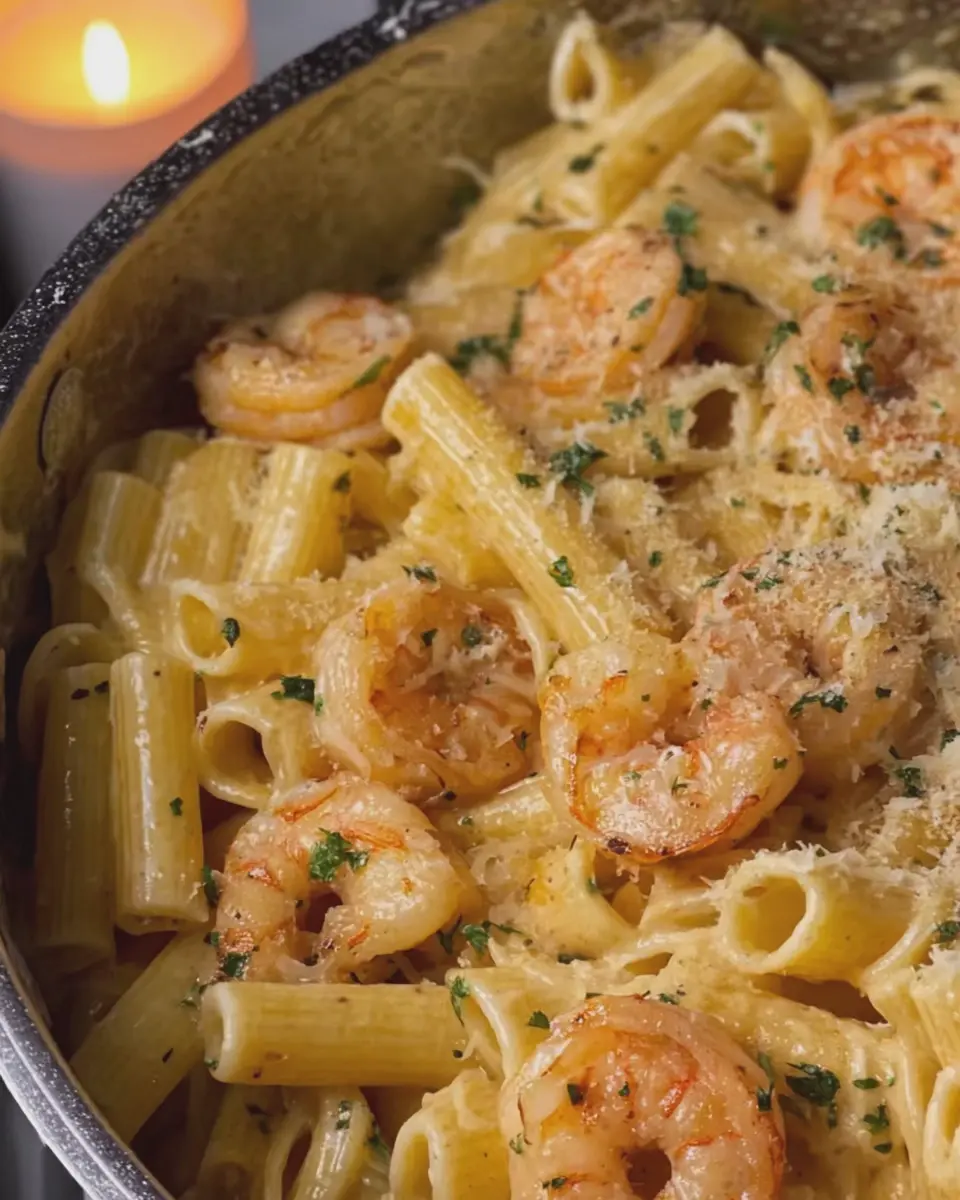 Creamy Lemon Garlic Shrimp Pasta: Easy Weeknight Delight