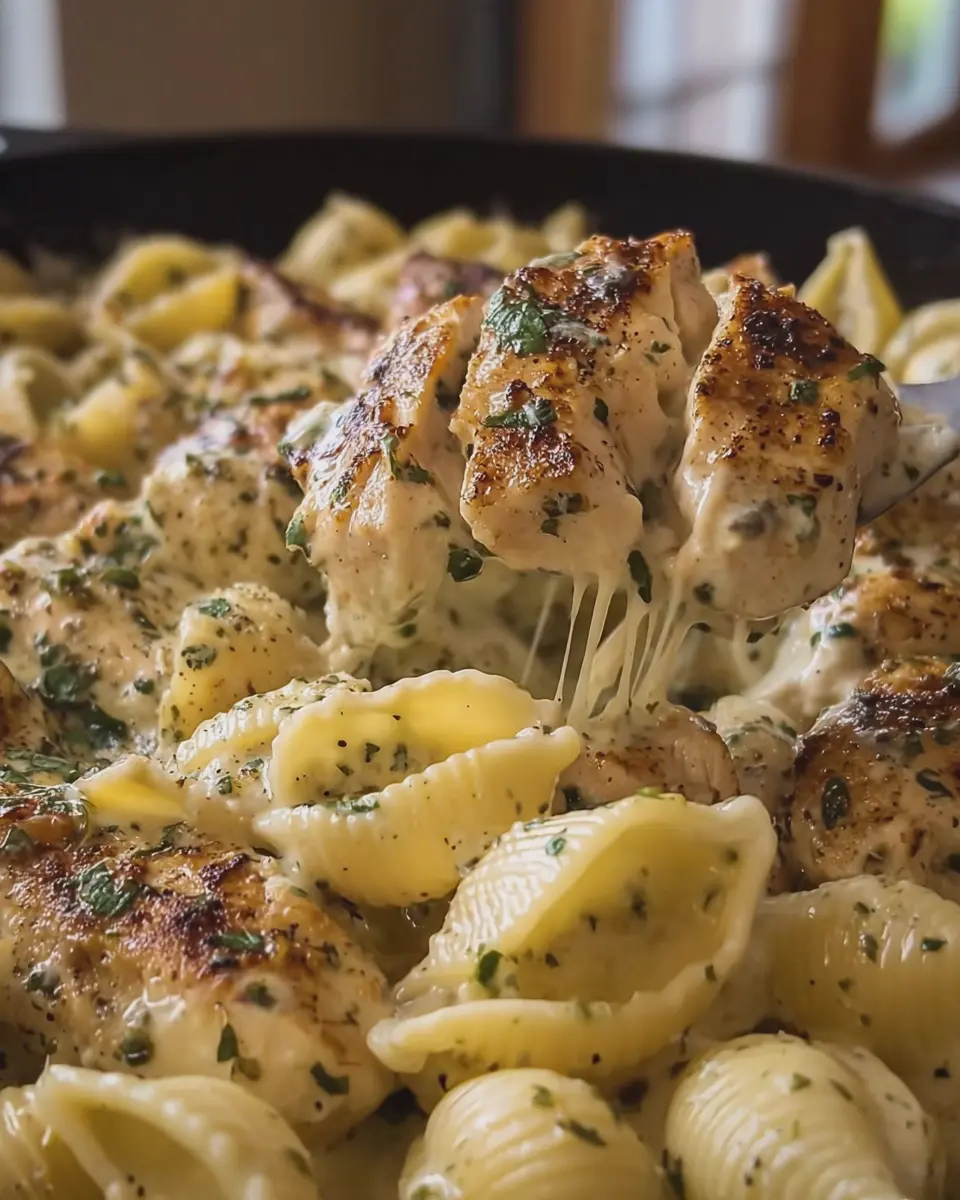 Garlic Butter Chicken: Indulgent Creamy Parmesan Mozzarella Pasta