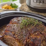 Slow Cooker 3 Ingredient Maple Mustard Beef Roast