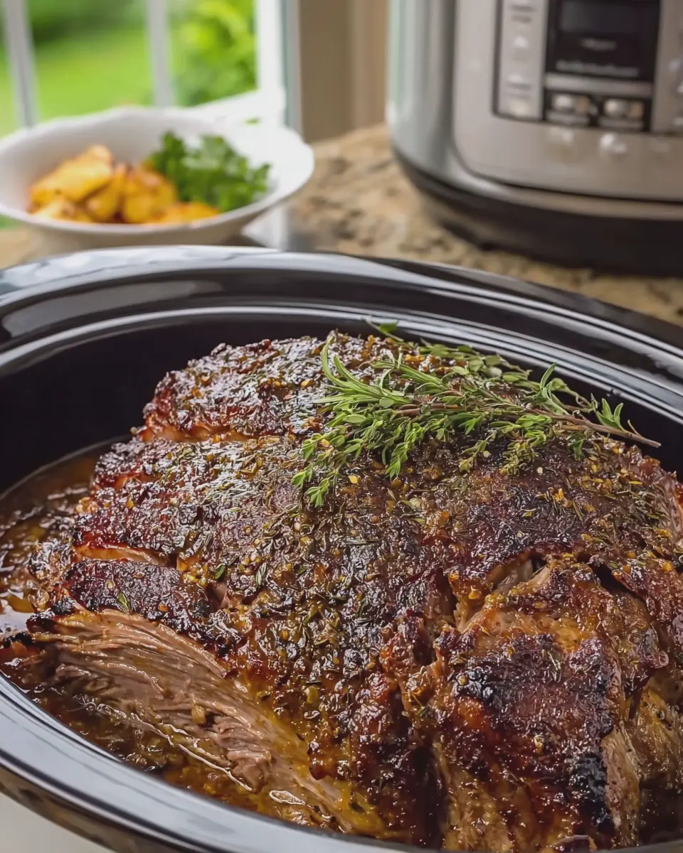 Slow Cooker Maple Mustard Beef Roast: Easy Comfort Food Delight