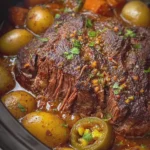 Spicy Slow Cooker Mississippi Pot Roast