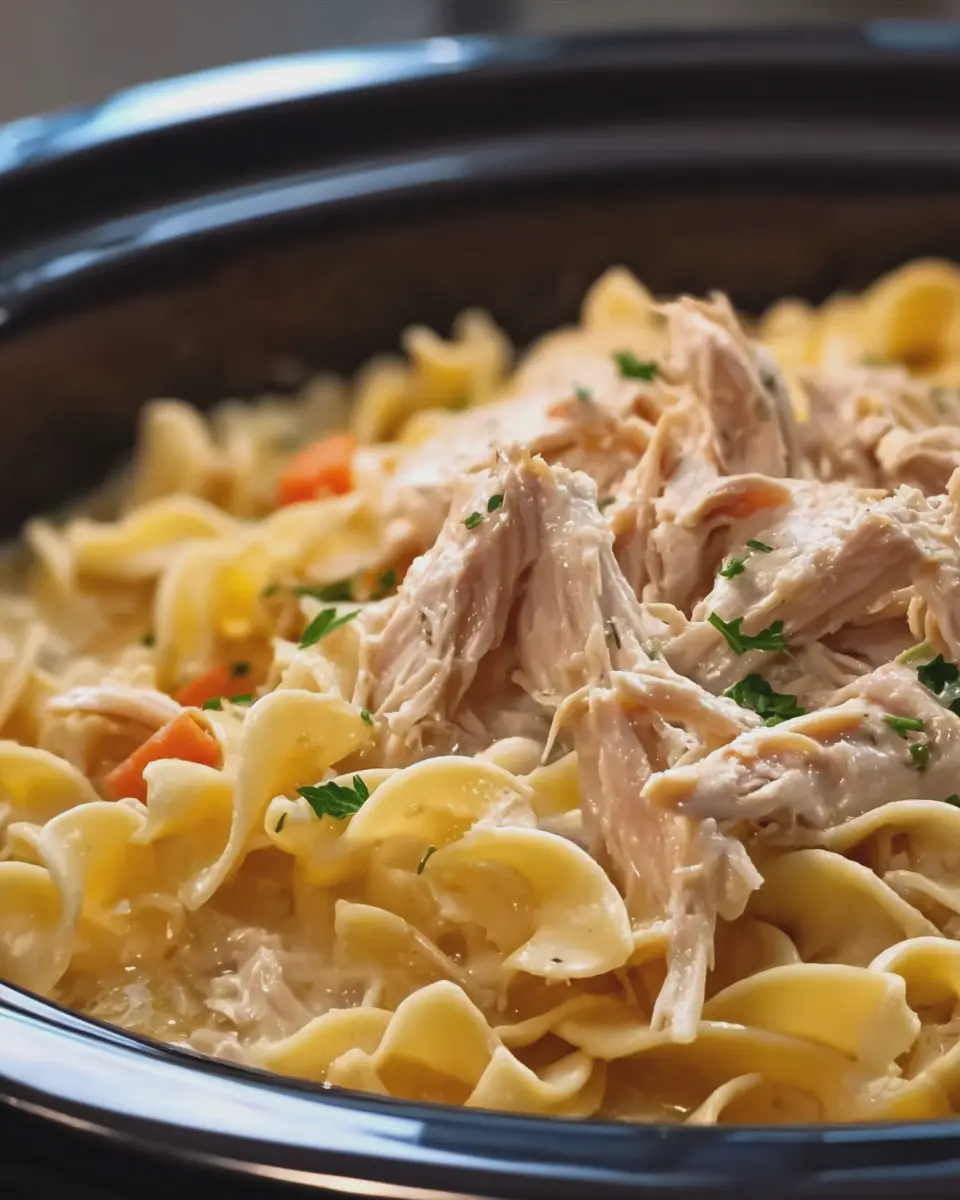 Crockpot Chicken And Noodles Recipe: Easy Comfort Food Delight