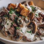 Slow Cooker Cream of Mushroom Beef
