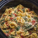 Crockpot Creamy Tortellini Pasta
