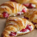 Strawberry Cream Cheese Crescent Roll Pastries