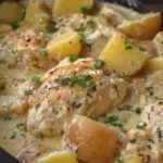 Crockpot Creamy Ranch Chicken and Potatoes
