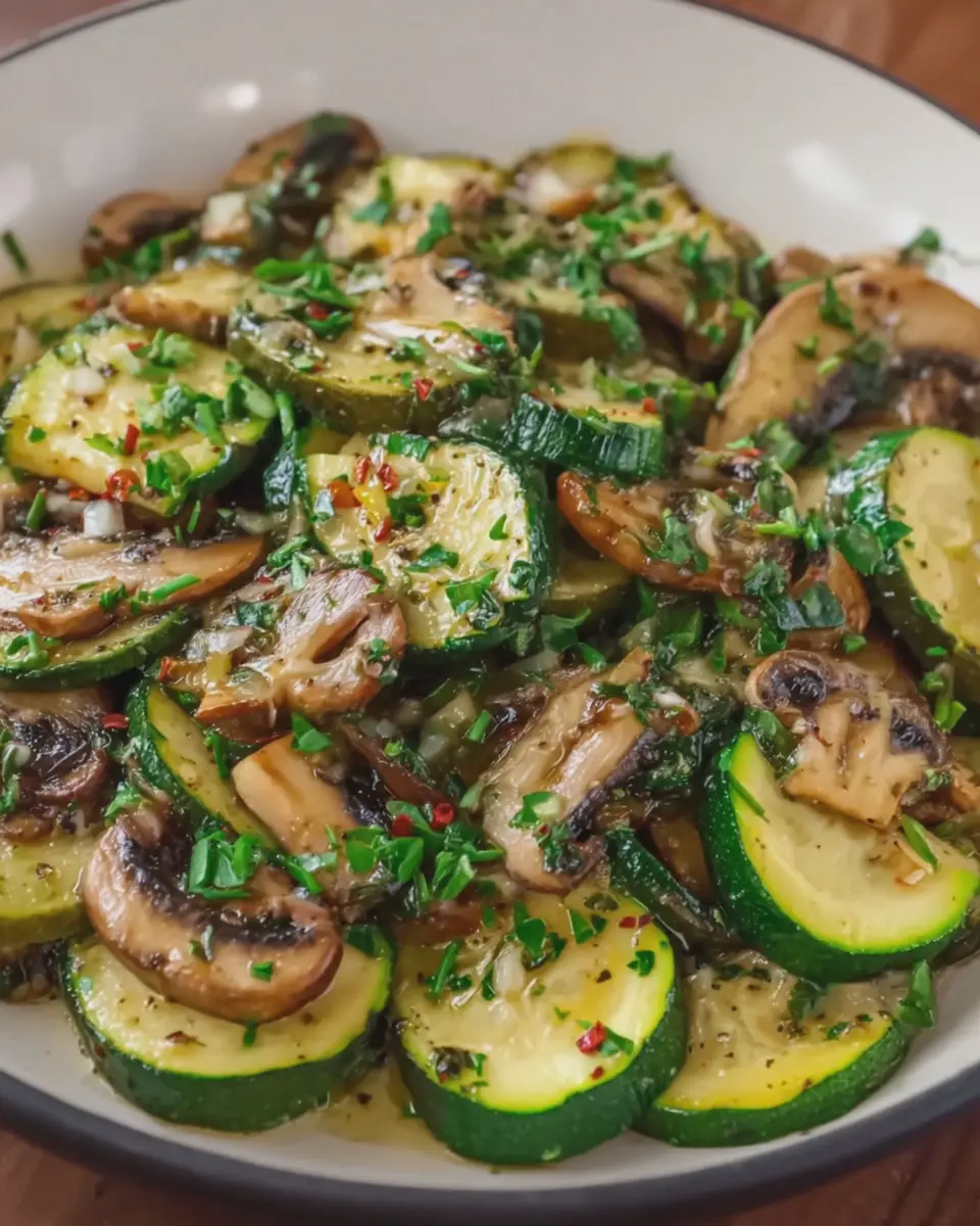 Sautéed Zucchini and Mushrooms: Easy, Delicious, and Wholesome