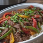 Crockpot Pepper Steak