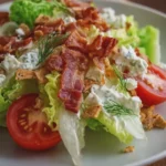 Iceberg Lettuce Bacon Cracker Salad