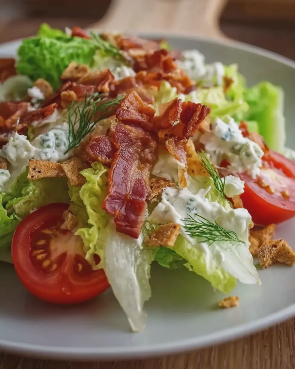 Iceberg Lettuce Turkey Bacon Cracker Salad: A Tasty Delight