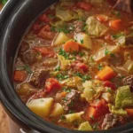 Slow Cooker Beef and Cabbage Stew