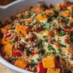 Ground Turkey Sweet Potato Bake