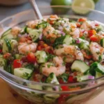 Shrimp Cucumber Ceviche Salad