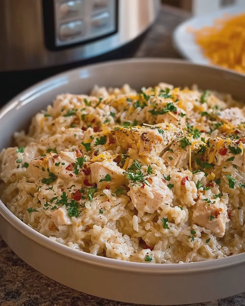 Crock Pot Creamy Chicken and Rice: Easy Comfort Food Recipe