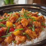 Crockpot Sweet and Sour Chicken