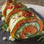 Salmon Zucchini Roll