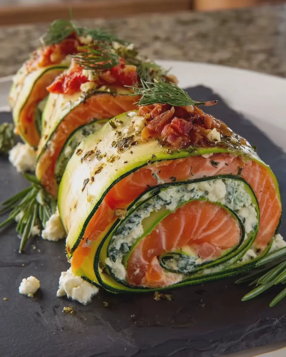 Salmon Zucchini Roll: Easy and Delicious for a Healthy Meal