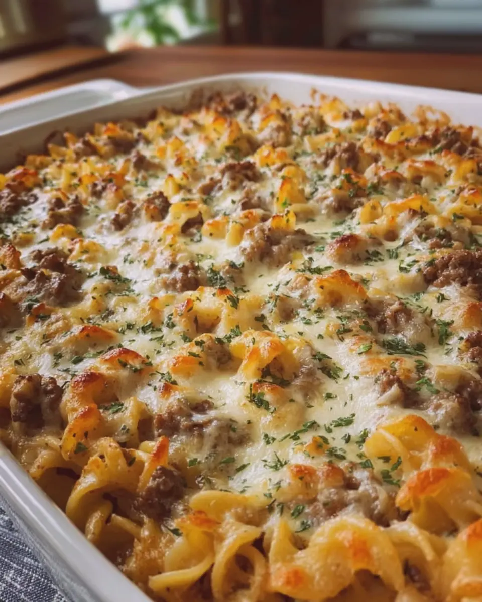 Baked Ground Beef Stroganoff Casserole: A Cozy Family Favorite
