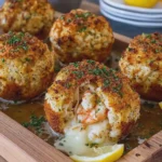 Cheesy Crab and Shrimp Stuffed Bombs