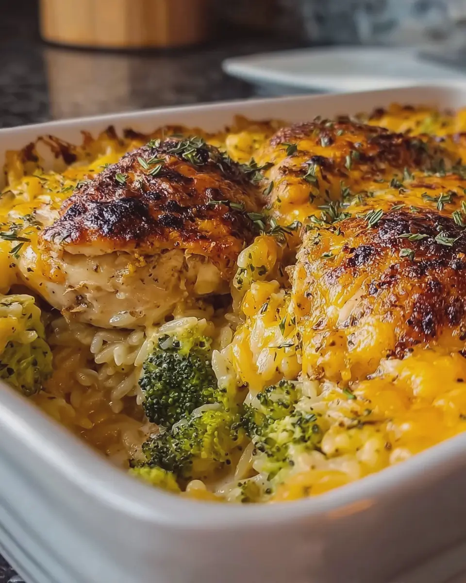 Cheddar Broccoli Chicken Orzo Bake: A Delightfully Easy Meal
