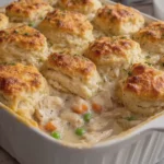 Old-Fashioned Baked Chicken and Dumplings Casserole