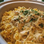 Crockpot Angel Chicken Pasta