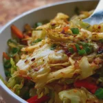Fried Cabbage with Vegetables