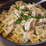 Creamy Ranch Chicken and Bow-Tie Pasta