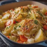 Melt Away Creamy Cabbage with Potatoes and Carrots