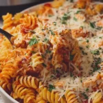 Lazy Chicken Parmesan Pasta