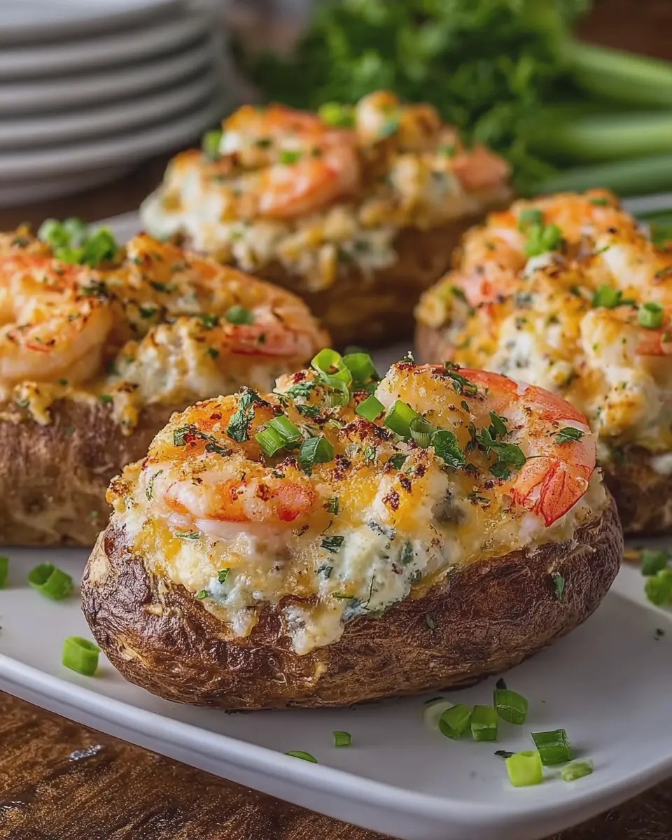 Seafood Shrimp Stuffed Baked Potatoes: Easy Comfort Food Delight