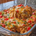 Cheesy Fajita Chicken Casserole