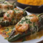 Creamy Shrimp-Stuffed Poblano Peppers (Chiles Rellenos de Camarón)