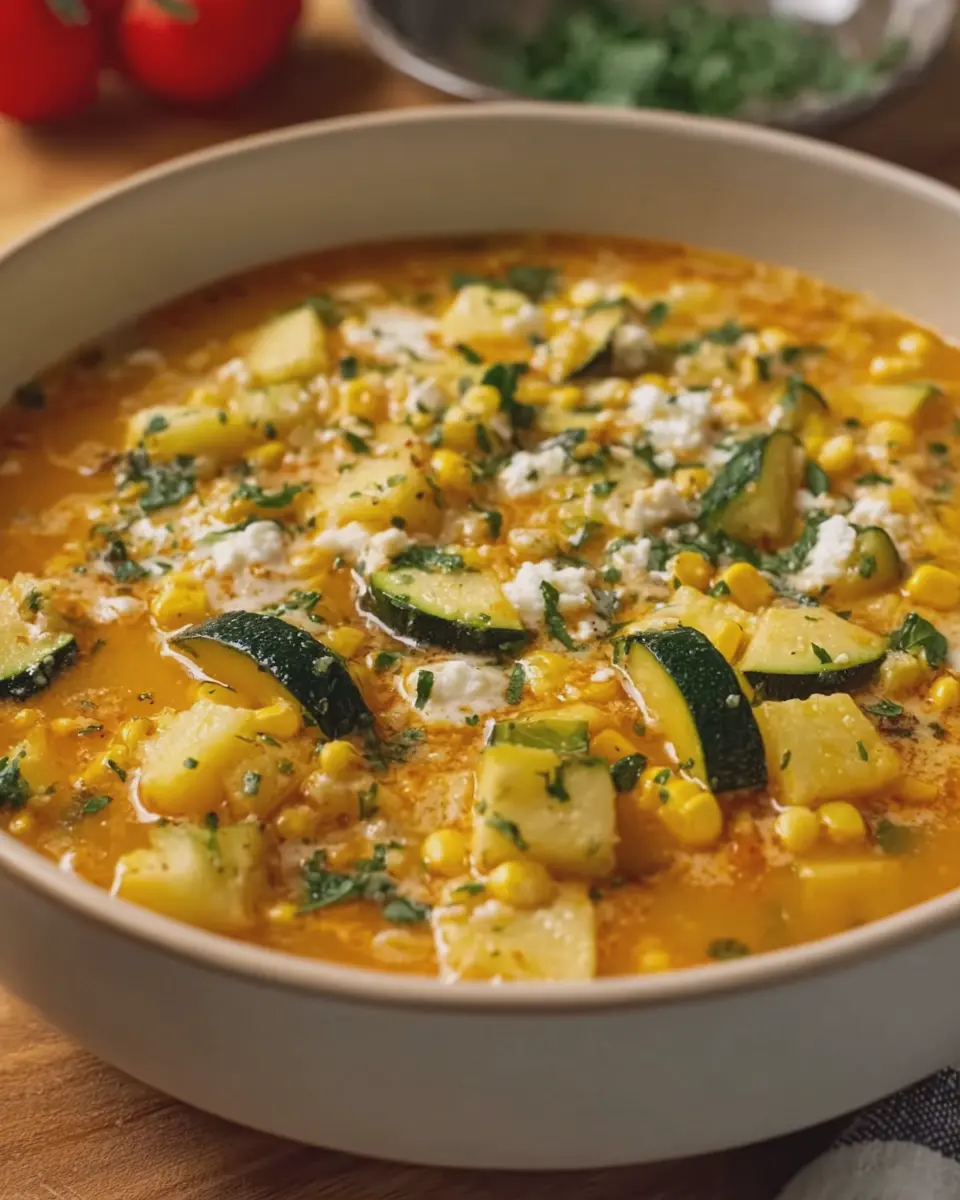 Calabacitas con Queso: Easy Mexican Zucchini with Turkey Bacon